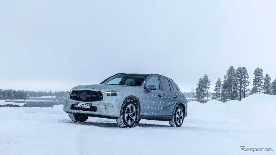 メルセデスベンツ GLC 次期型のプロトタイプ《photo by Mercedes-Benz》