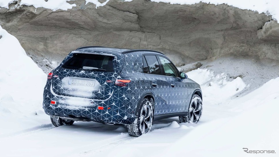 メルセデスベンツ GLC 次期型のプロトタイプ《photo by Mercedes-Benz》