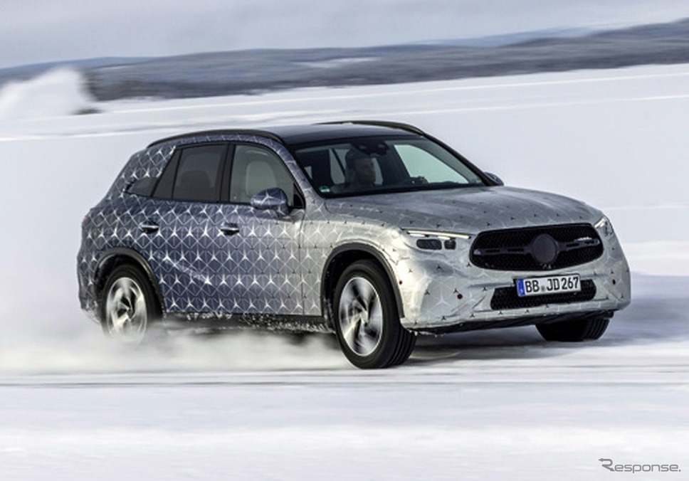 メルセデスベンツ GLC 次期型のプロトタイプ《photo by Mercedes-Benz》