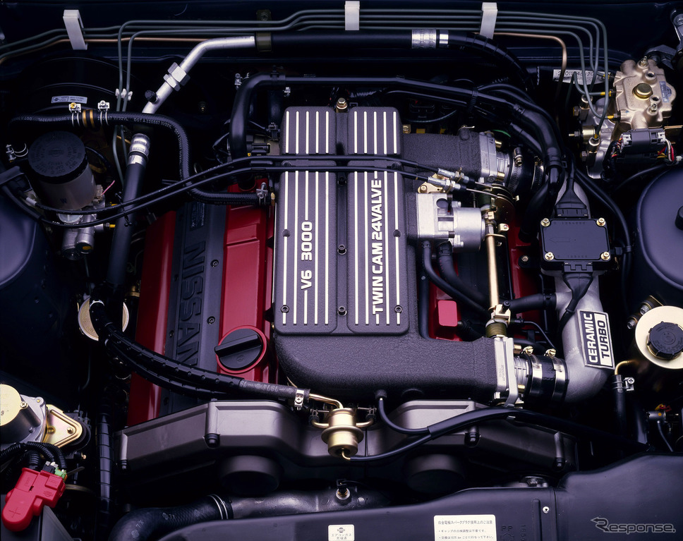 日産シーマ初代：VG30DETエンジン《写真提供 日産自動車》