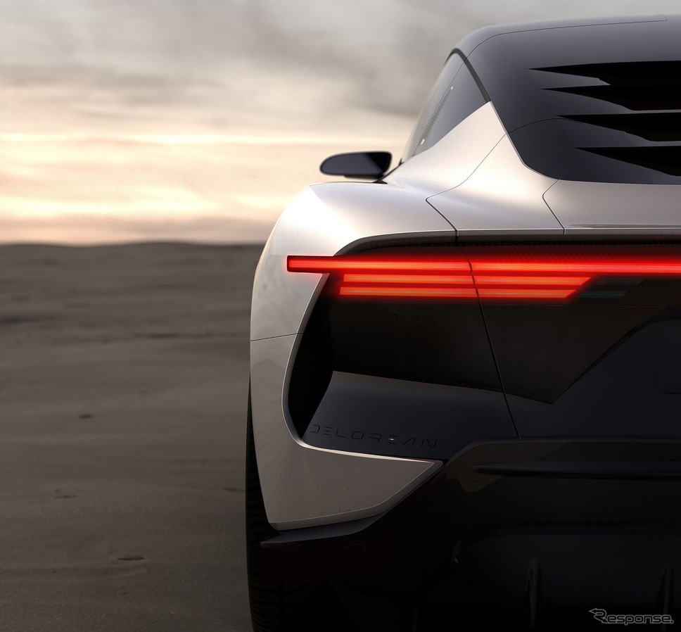 デロリアンの次世代EVコンセプトのティザー写真《photo by Delorean》