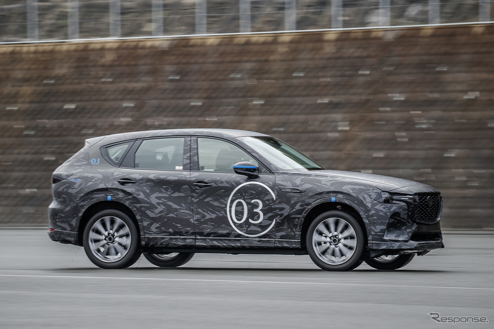 マツダ CX-60 e-SKYACTIV D(欧州仕様 プロトタイプ)《写真提供 マツダ》