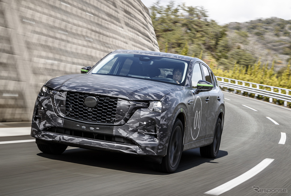 マツダ CX-60 e-SKYACTIV PHEV(欧州仕様プロトタイプ)《写真提供 マツダ》
