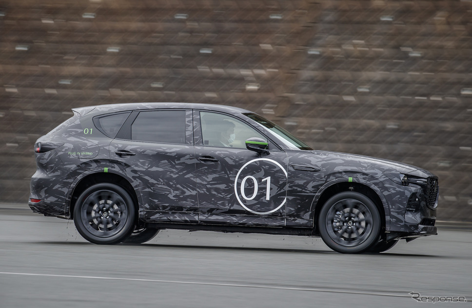 マツダ CX-60 e-SKYACTIV PHEV(欧州仕様プロトタイプ)《写真提供 マツダ》