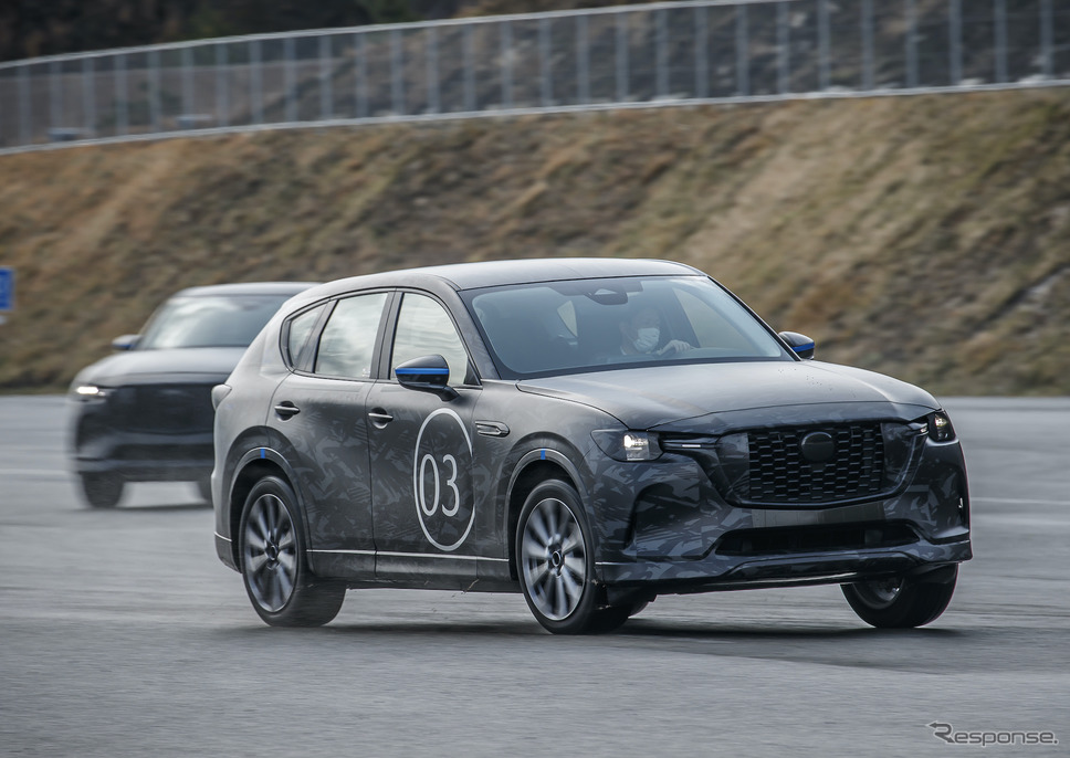 マツダ CX-60 e-SKYACTIV PHEV(欧州仕様プロトタイプ)《写真提供 マツダ》