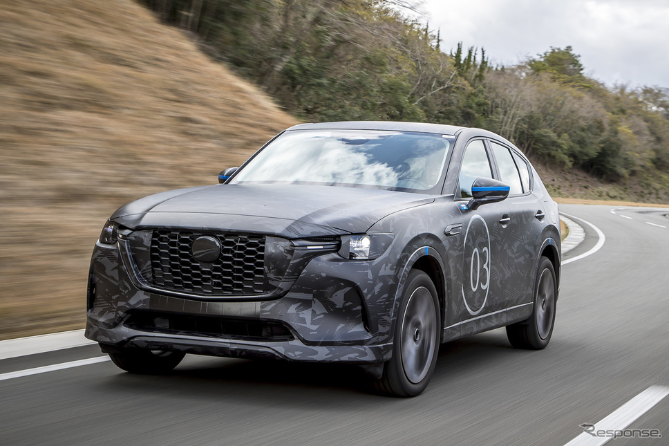 マツダ CX-60 e-SKYACTIV D(欧州仕様 プロトタイプ)《写真提供 マツダ》