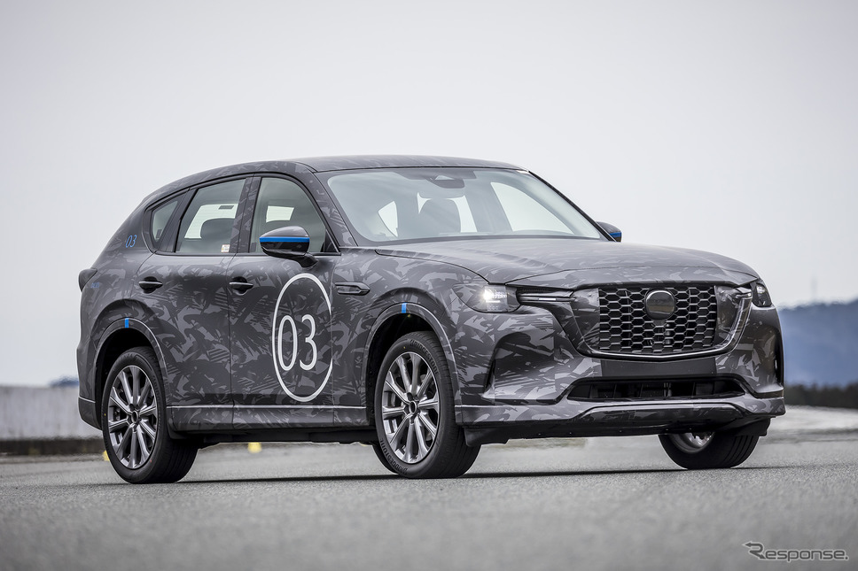 マツダ CX-60 e-SKYACTIV D(欧州仕様 プロトタイプ)《写真提供 マツダ》