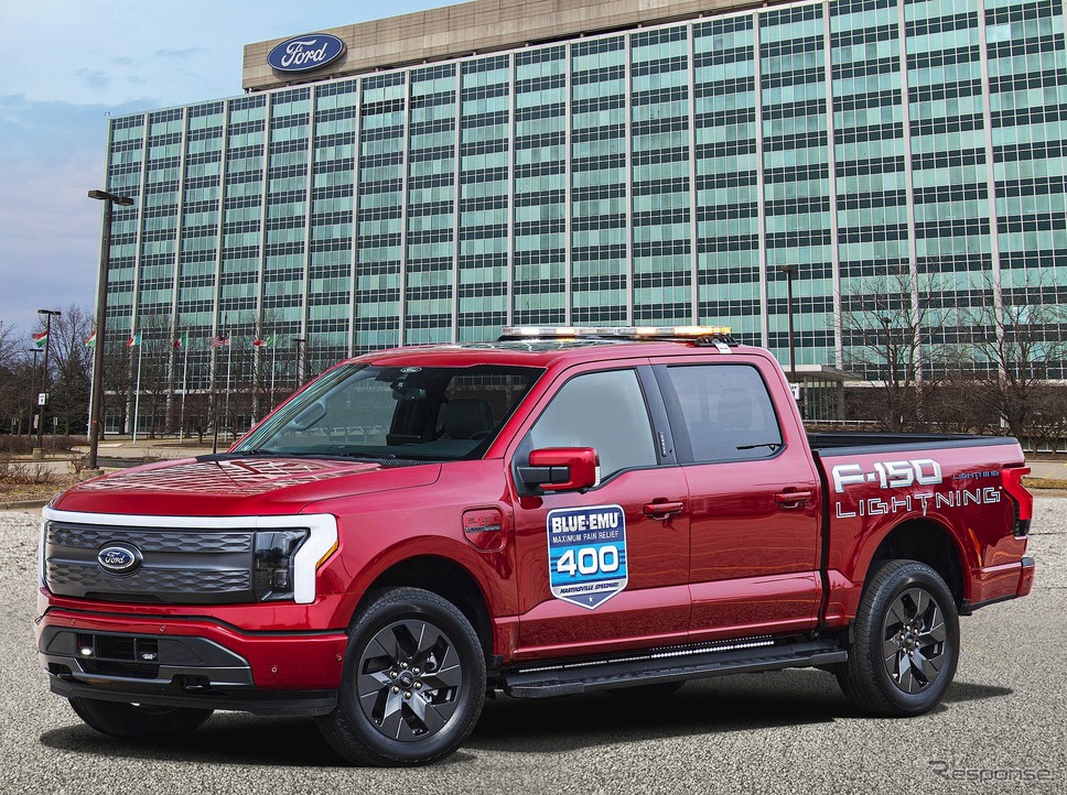 フォード F-150 ライトニングのNASCARペースカー仕様《photo by Ford Motor》