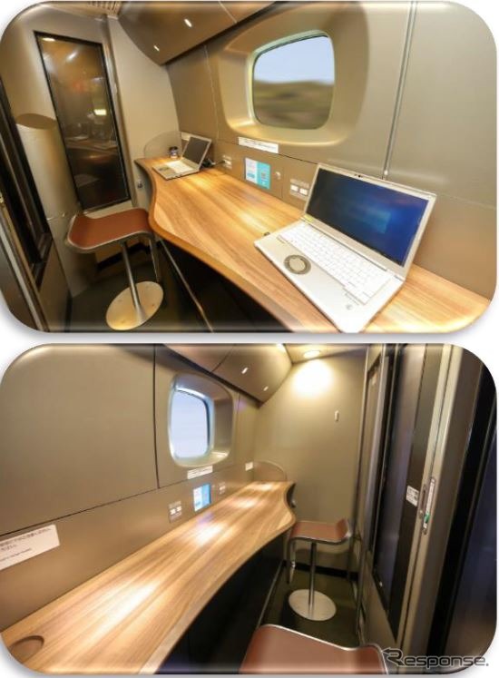 個室ビジネスブースのイメージ。当面の間は無料で利用できる。《写真提供 東海旅客鉄道》
