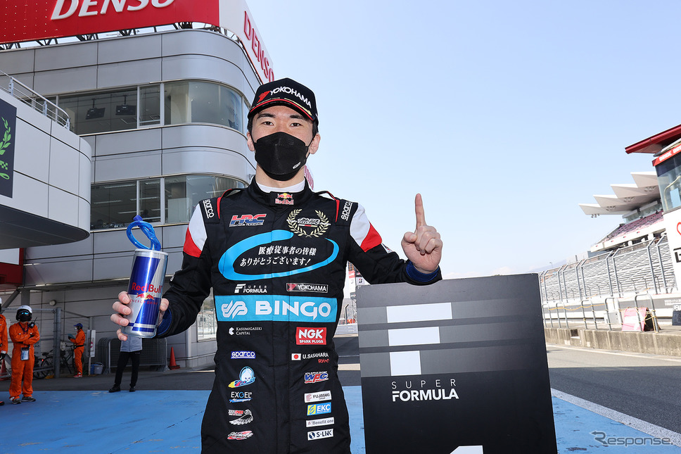 予選で見事ポールポジションを獲得した#15 笹原右京(TEAM MUGEN)《(c) JRP》
