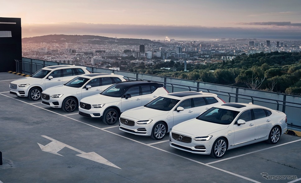 ボルボカーズの主要電動モデル《photo by Volvo Cars》