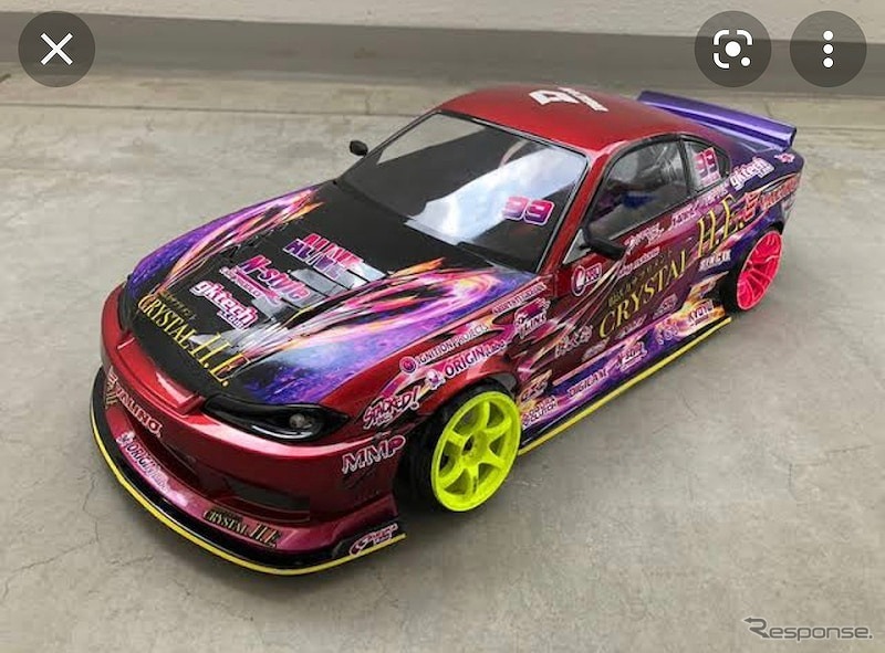 リターン品・アディクション ラジコン用クリアーボディ(リターン品はクリアボディとなる)《写真提供 ワンモア》