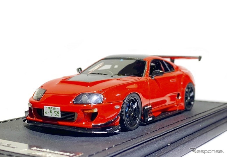 リターン品・MAX☆ORIDO RIDOX 80スープラ1/43サイズミニカー《写真提供 ワンモア》