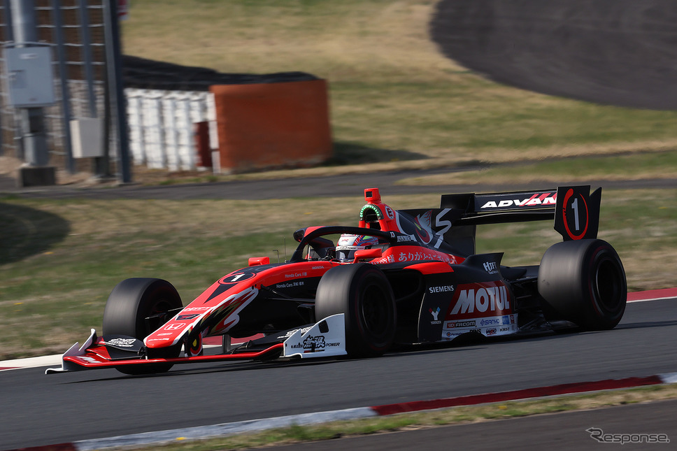 第2戦優勝の#1 野尻智紀(TEAM MUGEN)《(c) JRP》