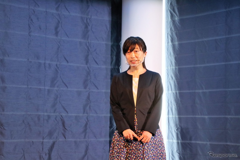ステランティスジャパンマーケティング部ブランドマネージャー フィアットの熊崎陽子さん《写真撮影 内田俊一》