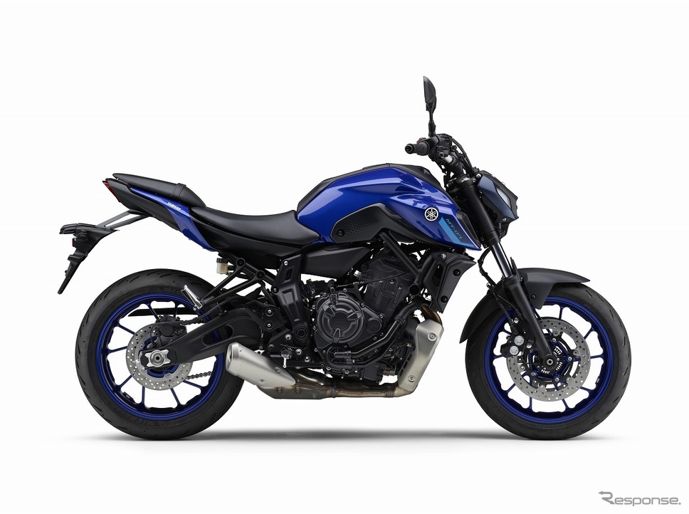 ヤマハ・MT-07 ABS 2022年モデル(ブルー)《写真提供 ヤマハ発動機》