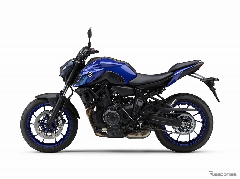 ヤマハ・MT-07 ABS 2022年モデル(ブルー)《写真提供 ヤマハ発動機》