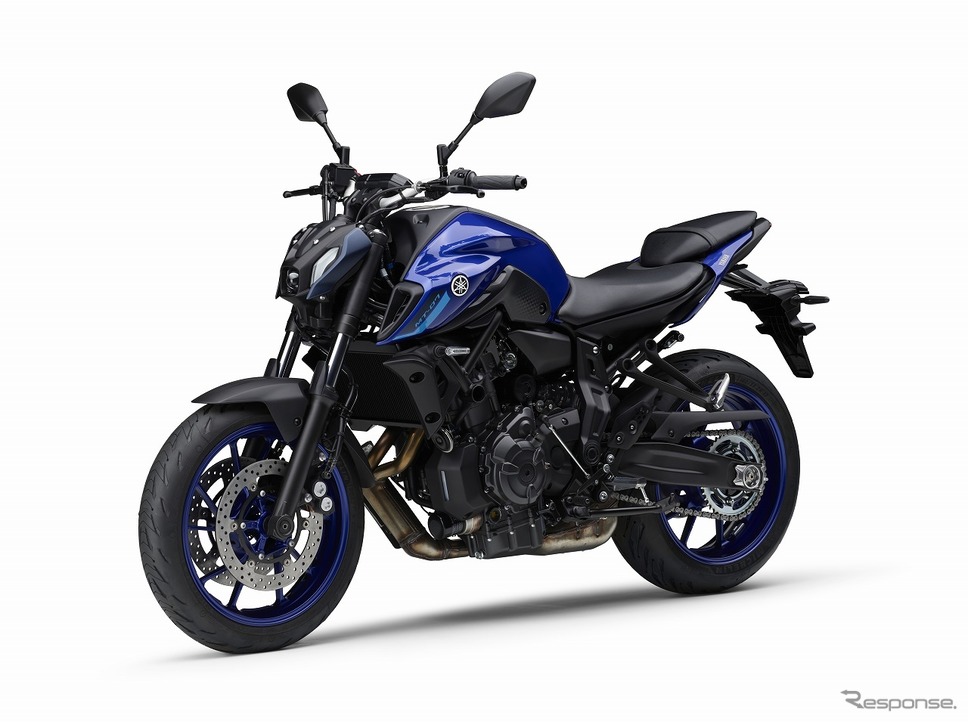 ヤマハ・MT-07 ABS 2022年モデル(ブルー)《写真提供 ヤマハ発動機》