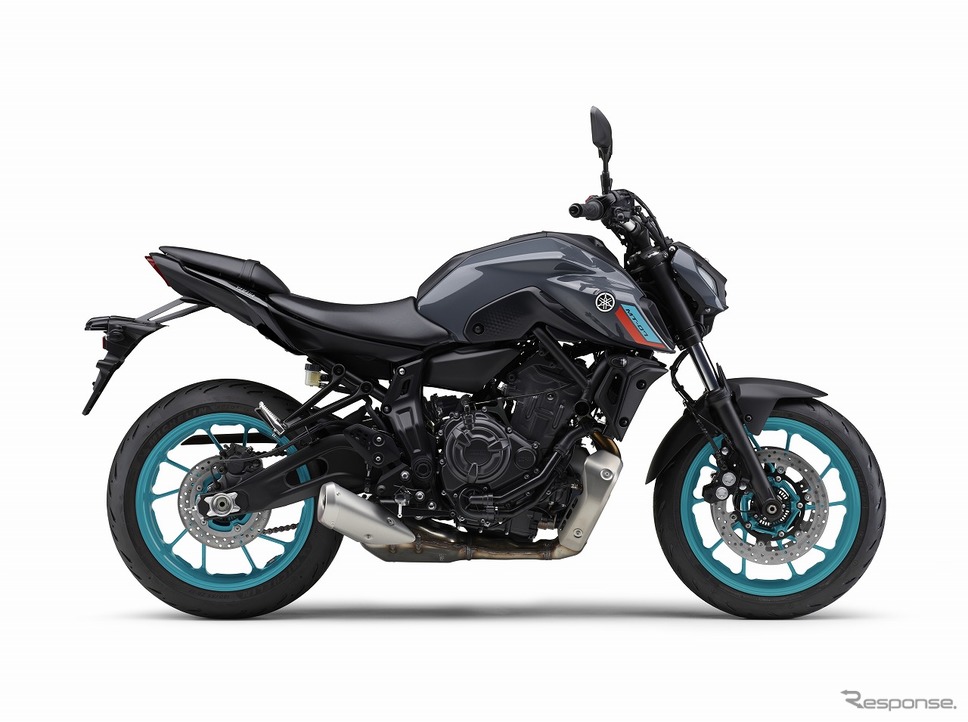 ヤマハ・MT-07 ABS 2022年モデル(グレー)《写真提供 ヤマハ発動機》