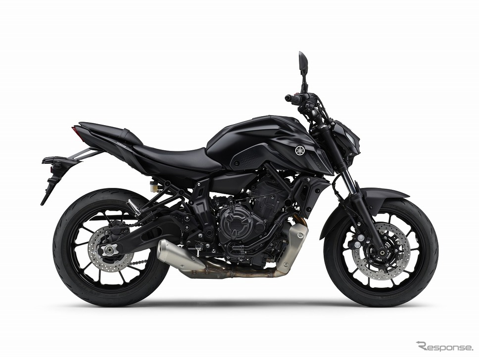 ヤマハ・MT-07 ABS 2022年モデル(マットダークグレー)《写真提供 ヤマハ発動機》