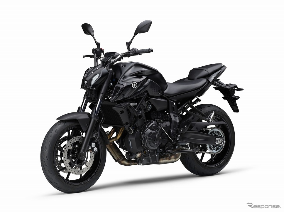 ヤマハ・MT-07 ABS 2022年モデル(マットダークグレー)《写真提供 ヤマハ発動機》