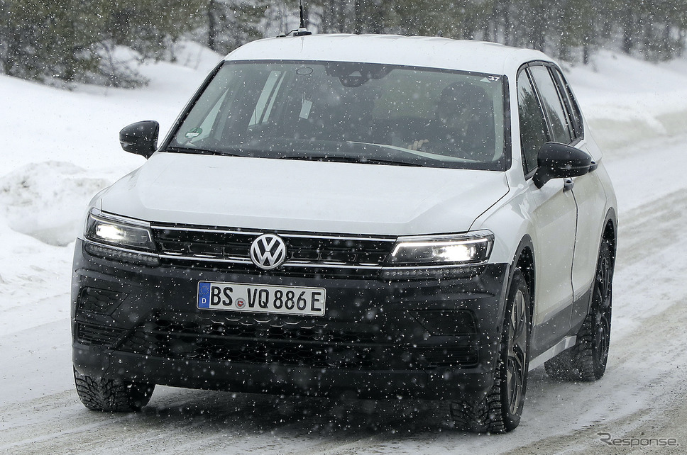 VW ティグアン 次期型 EVモデル（スクープ写真）《APOLLO NEWS SERVICE》