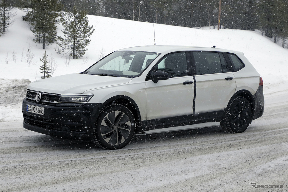 VW ティグアン 次期型 EVモデル（スクープ写真）《APOLLO NEWS SERVICE》