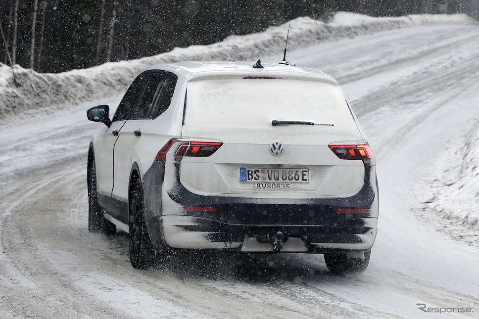 VW ティグアン 次期型 EVモデル（スクープ写真）《APOLLO NEWS SERVICE》
