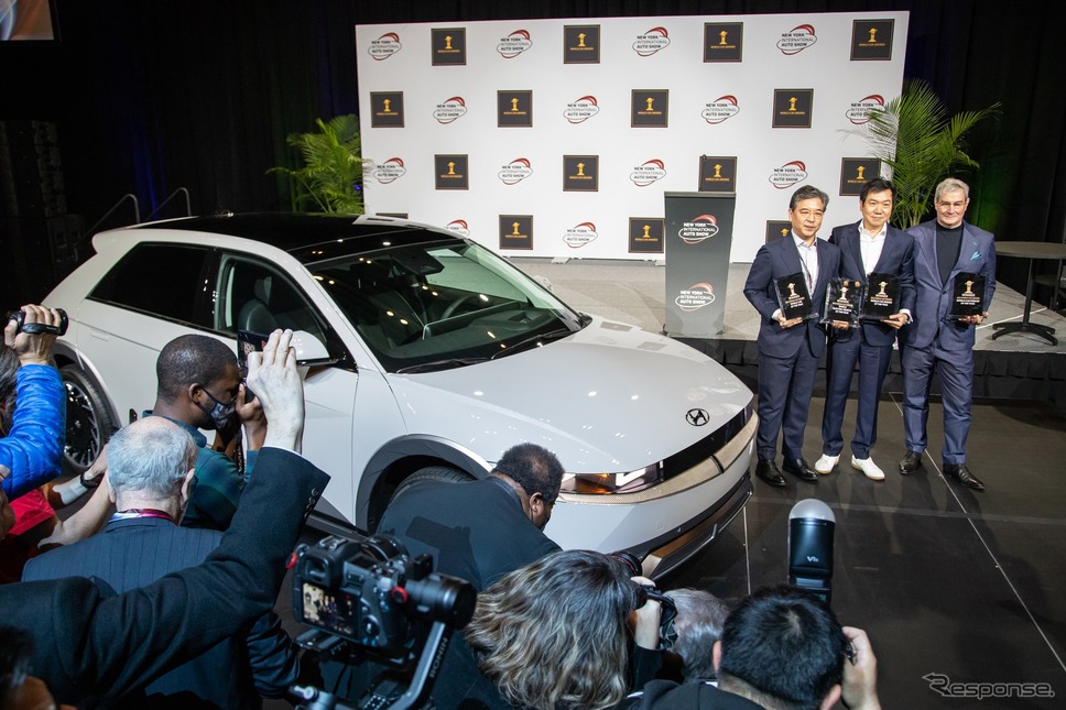 ヒョンデ・アイオニック 5(ニューヨークモーターショー2022)《photo by WCOTY》