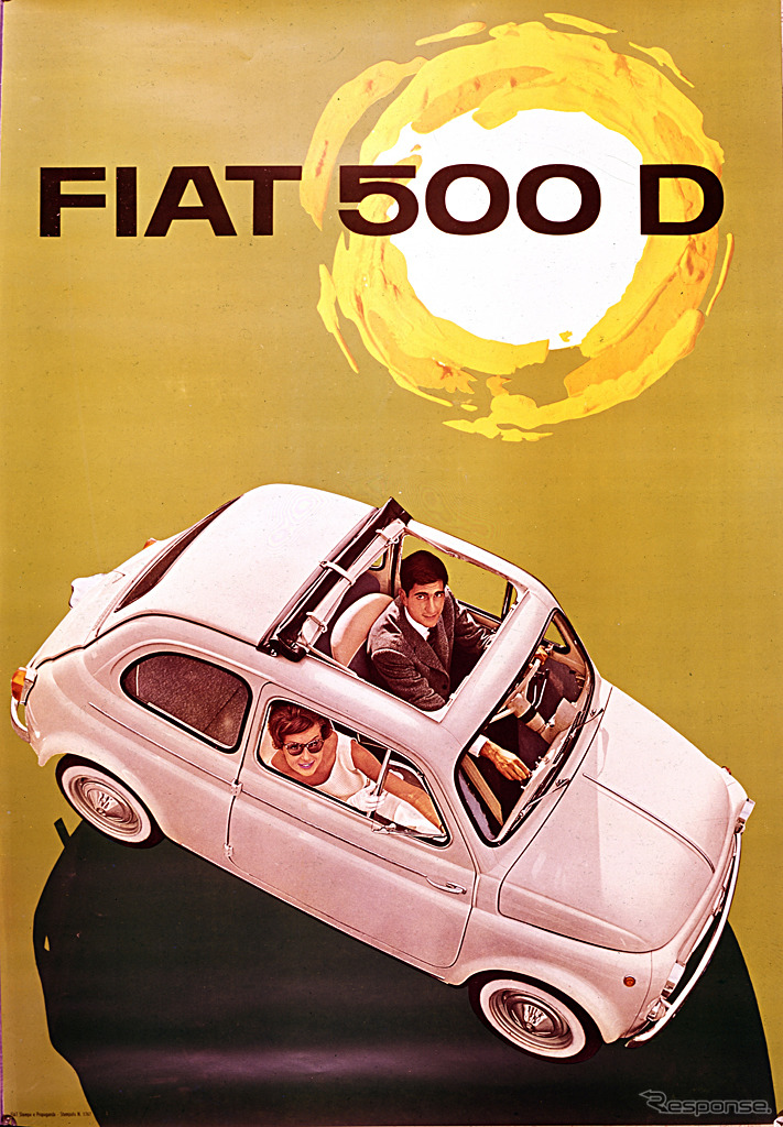 フィアット 500D （1960年。展示予定は1963年）《photo by Fiat》
