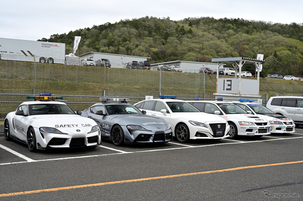 岡山国際サーキットのセーフティーカー《写真撮影 雪岡直樹》