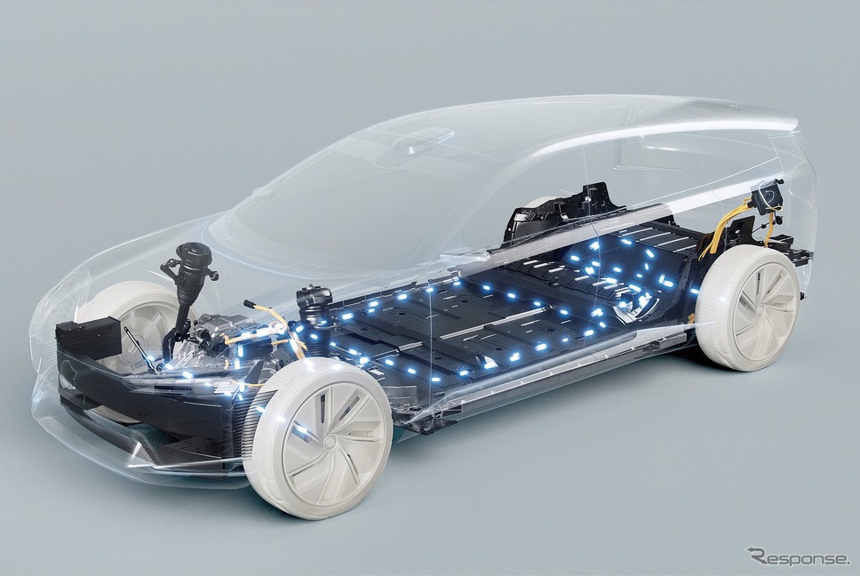 ボルボカーズの次世代バッテリー搭載のEVのイメージ《photo by Volvo Cars》