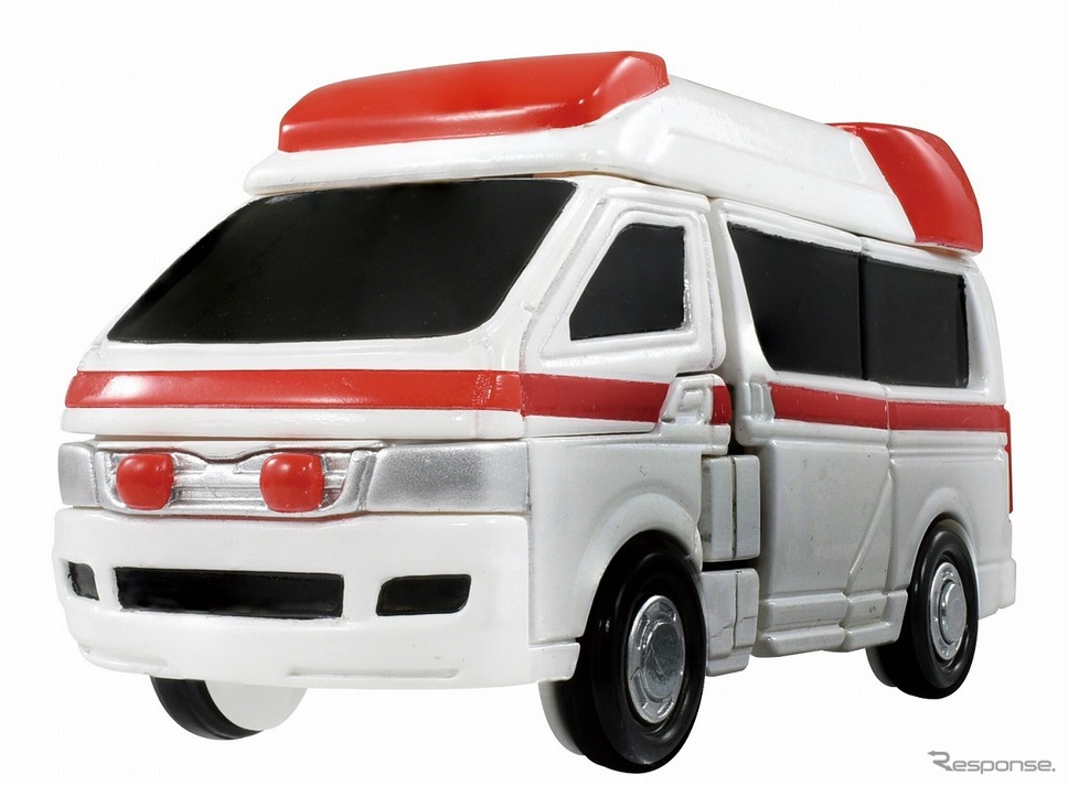 メディブレイバー トヨタ ハイメディック救急車　(c) TOMY《写真提供 タカラトミー》