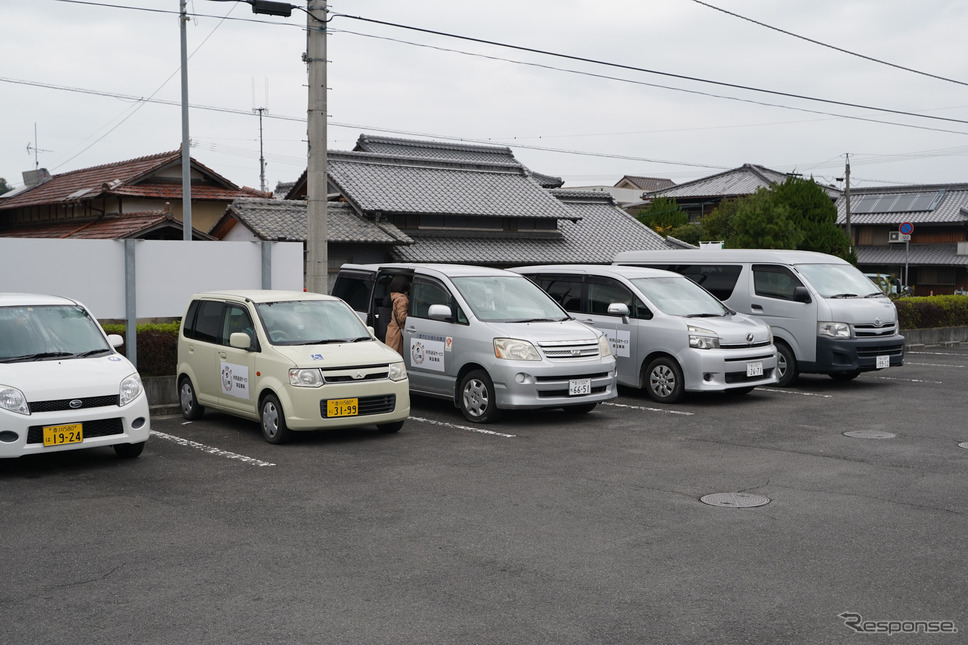 共同送迎サービス実証車両（参考画像）《写真撮影 坂本貴史》