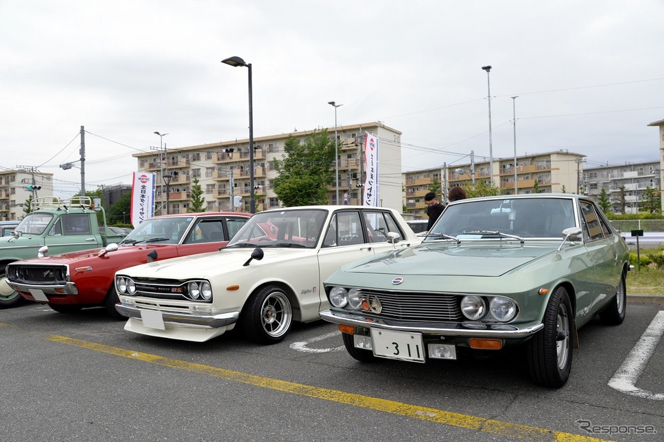 アリオ上尾 昭和平成なつかしオールドカー展示会《写真撮影 嶽宮三郎》