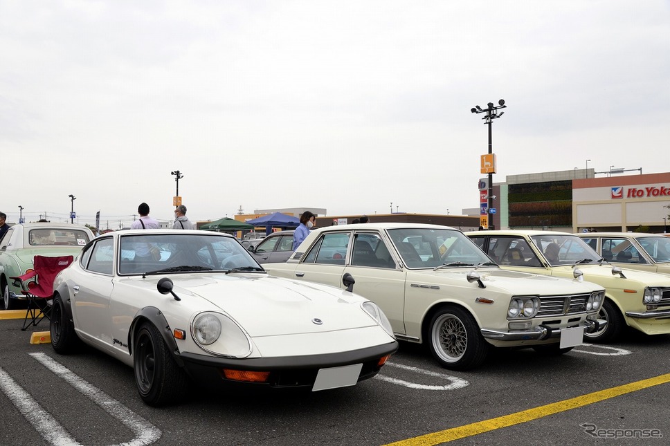 アリオ上尾 昭和平成なつかしオールドカー展示会《写真撮影 嶽宮三郎》