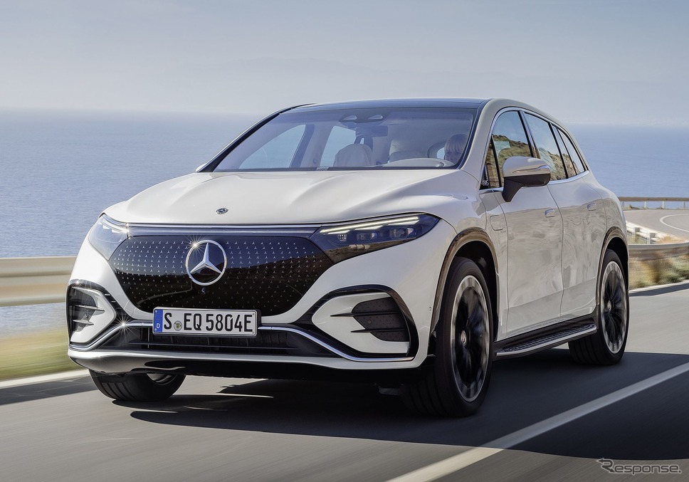 メルセデスベンツ EQS SUV の「AMGライン」《photo by Mercedes-Benz》