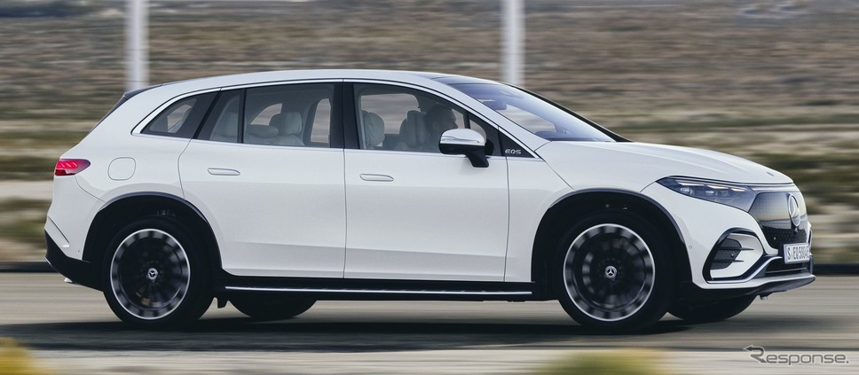 メルセデスベンツ EQS SUV の「AMGライン」《photo by Mercedes-Benz》