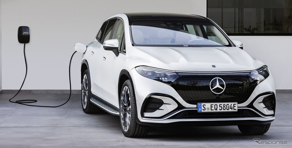 メルセデスベンツ EQS SUV の「AMGライン」《photo by Mercedes-Benz》