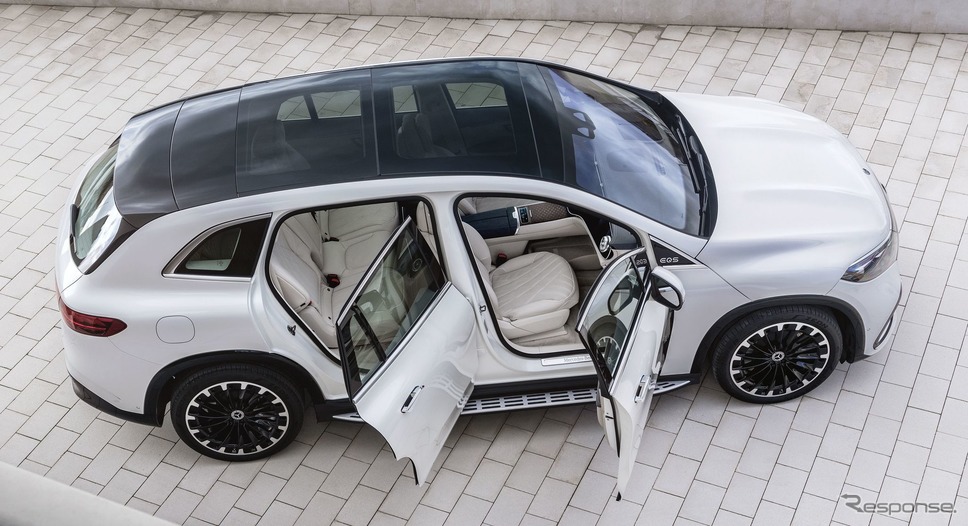 メルセデスベンツ EQS SUV の「AMGライン」《photo by Mercedes-Benz》