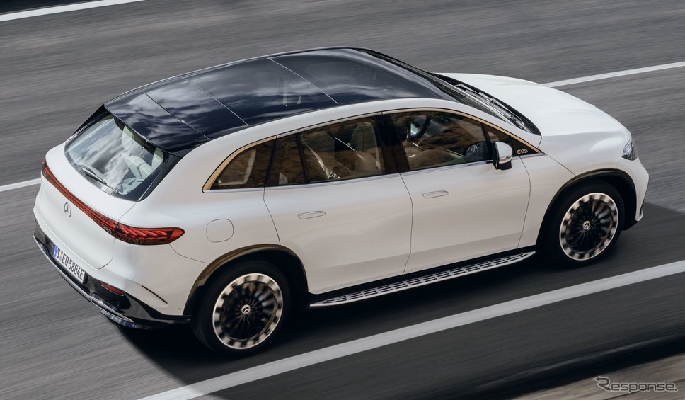 メルセデスベンツ EQS SUV の「AMGライン」《photo by Mercedes-Benz》