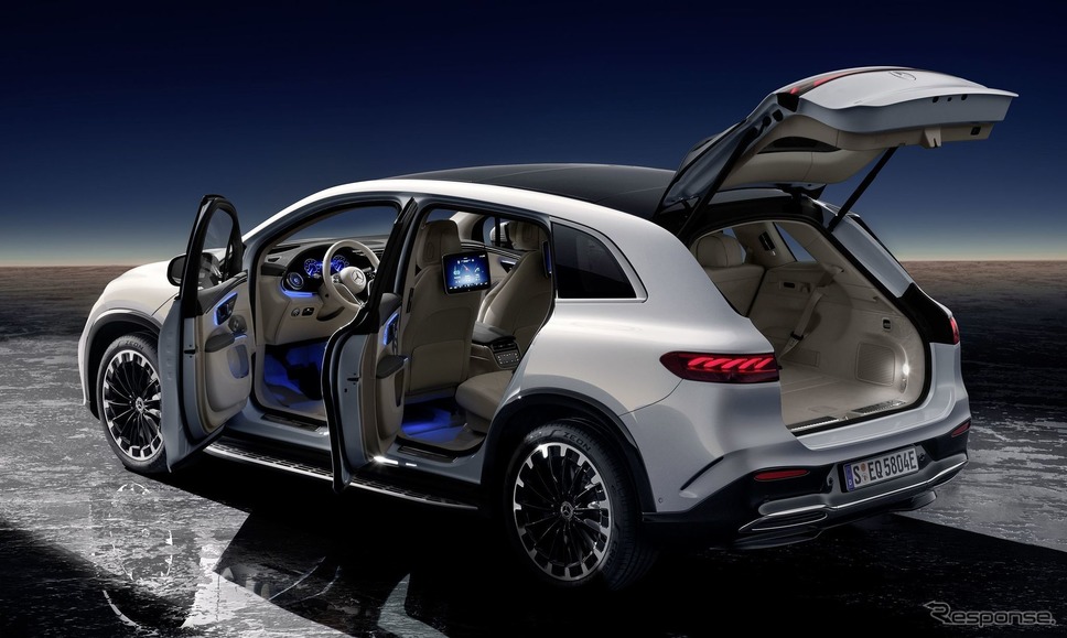 メルセデスベンツ EQS SUV の「AMGライン」《photo by Mercedes-Benz》