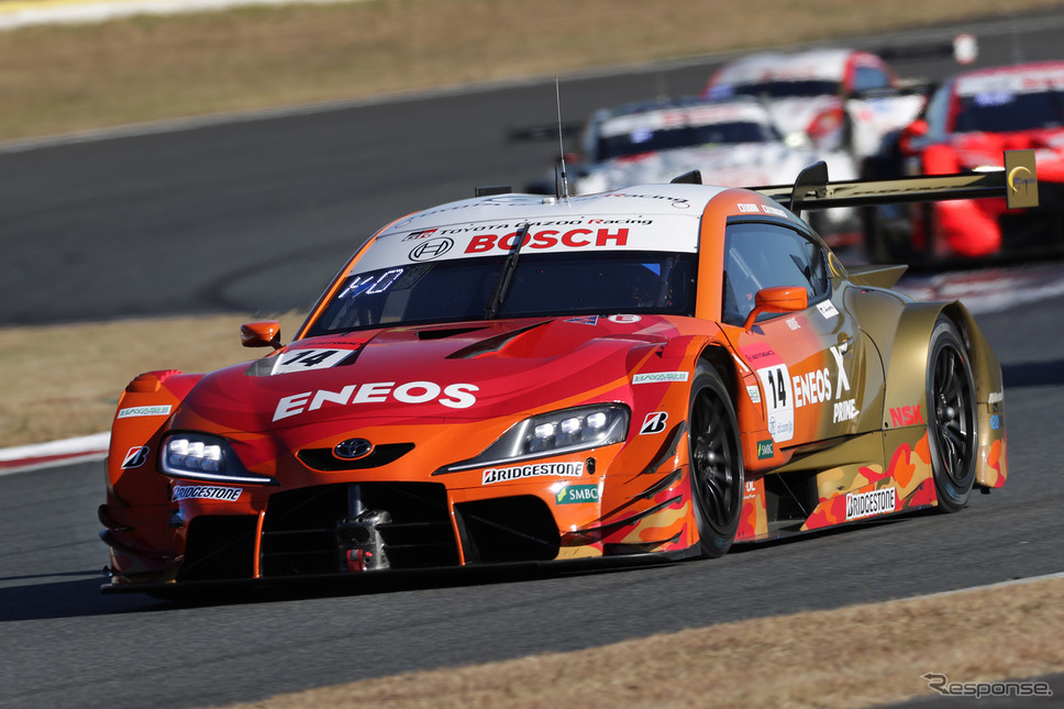 SUPER GT に参戦するスープラ《写真提供 トヨタ自動車》