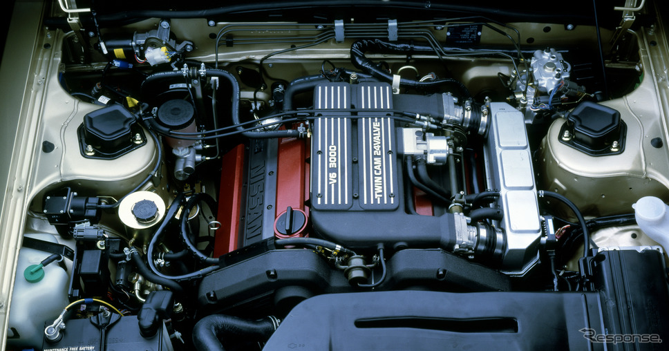 1986 VG30DE engine写真提供：日産自動車