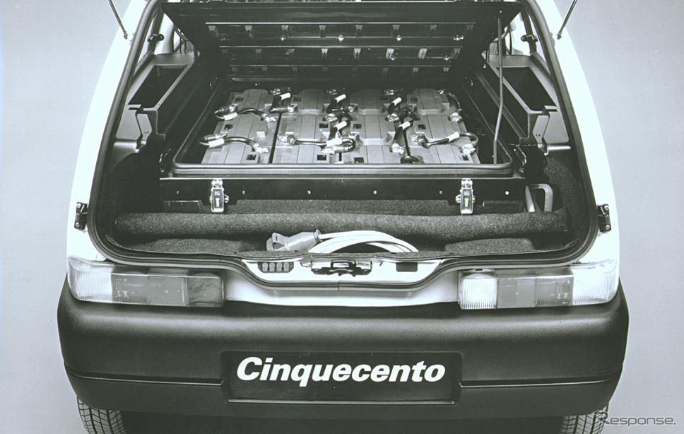 1990年代にフィアットが製造したEV『チンクエチェントエレトラ』《photo by FIAT》