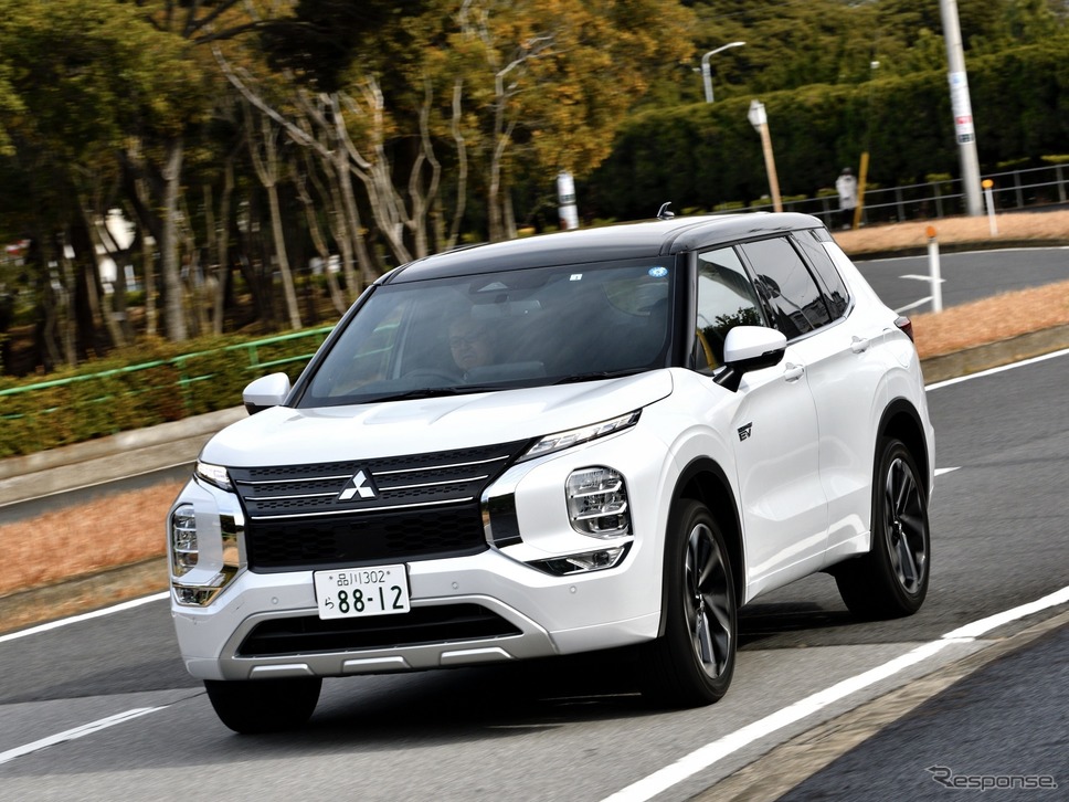 三菱アウトランダーPHEV《写真撮影 雪岡直樹》