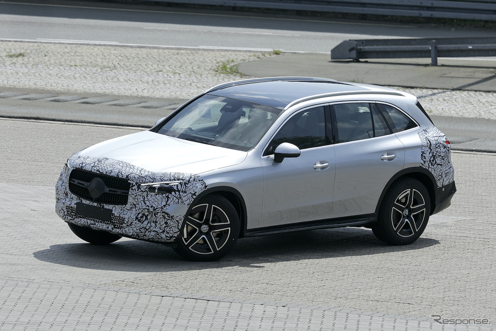 メルセデスベンツ GLC 次期型プロトタイプ(スクープ写真)《APOLLO NEWS SERVICE》