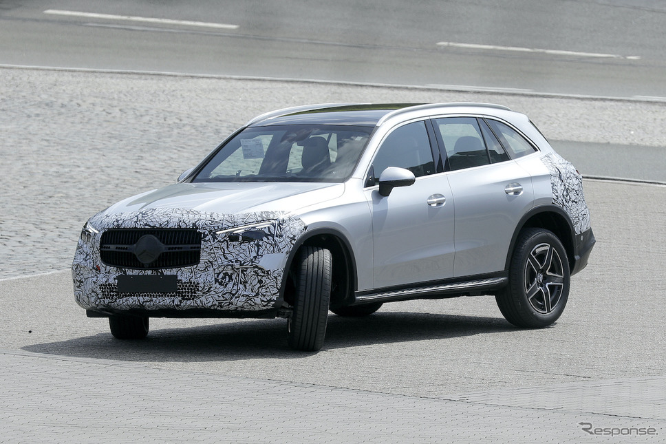 メルセデスベンツ GLC 次期型プロトタイプ(スクープ写真)《APOLLO NEWS SERVICE》