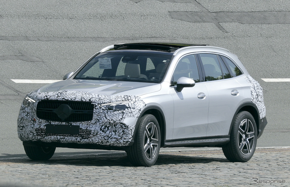 メルセデスベンツ GLC 次期型プロトタイプ(スクープ写真)《APOLLO NEWS SERVICE》