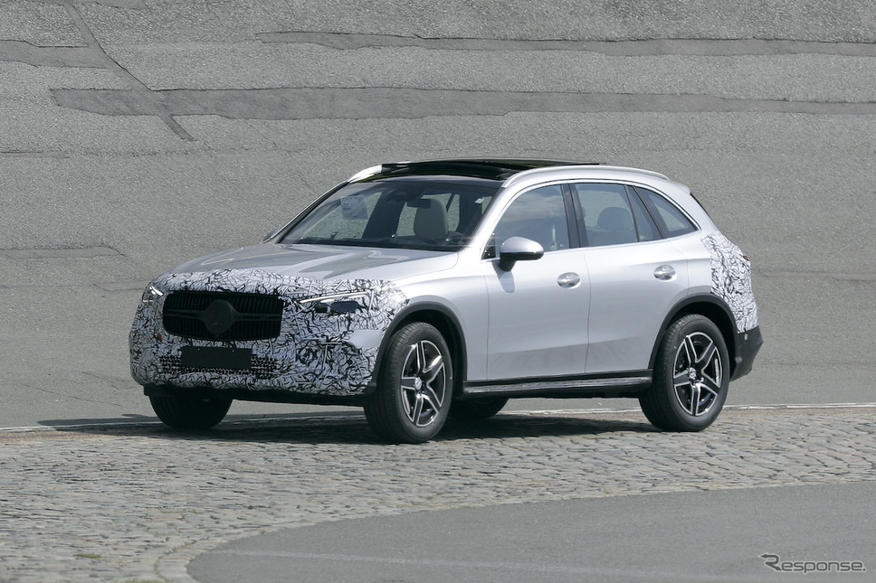 メルセデスベンツ GLC 次期型プロトタイプ(スクープ写真)《APOLLO NEWS SERVICE》